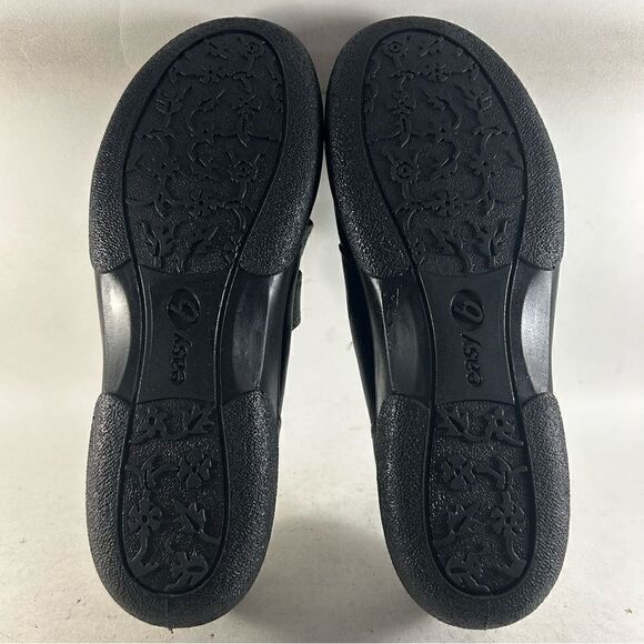 Easy B Healey Women’s Shoes Leather Sneakers Black Size 9 - Picture 7 of 8